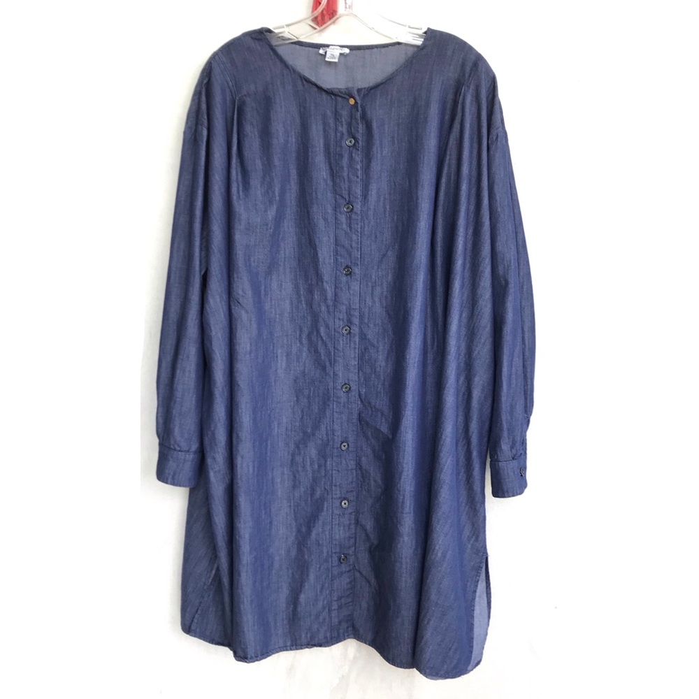 Extra Wide Chambray Dress. Used